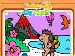 Gioco Color By Code Volcano Hedgehog