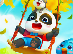 Gioco Jigsaw Puzzle: Baby Panda Autumn Picnic Friends