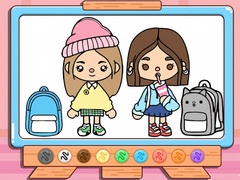 Gioco Coloring Book: Toca Boca Back To School