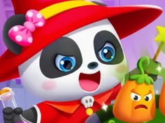 Gioco Jigsaw Puzzle: Baby Panda Pumpkin Pot