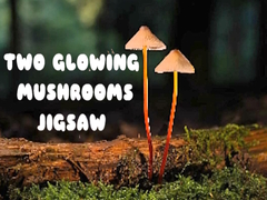 Gioco Two Glowing Mushrooms Jigsaw