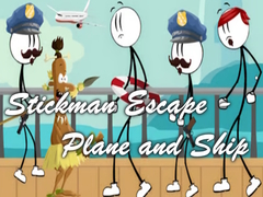 Gioco Stickman Escape - Plane and Ship