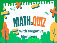 Gioco Maths Quiz with Negative Numbers