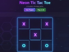 Gioco Neon Tic-Tac-Toe