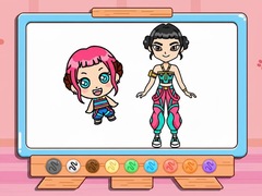 Gioco Coloring Book: Zoey Kpop Demon Hunters