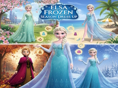 Gioco Elsa Frozen Season Dress Up