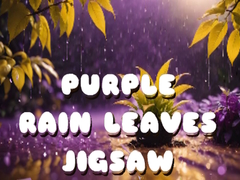 Gioco Purple Rain Leaves Jigsaw