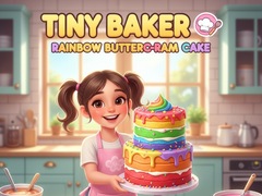 Gioco Tiny Baker: Rainbow Buttercream Cake