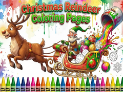 Gioco Christmas Reindeer Coloring Pages