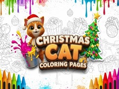 Gioco Christmas Cat Coloring Pages