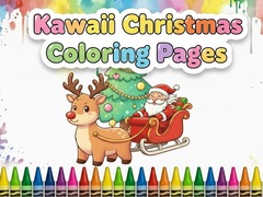 Gioco Kawaii Christmas Coloring Pages
