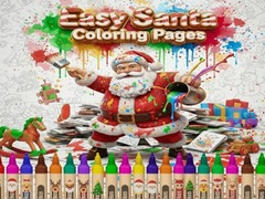 Gioco Easy Santa Coloring Pages