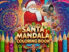 Gioco Santa Mandala Coloring Book