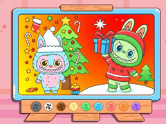 Gioco Coloring Book: Christmas Labubu