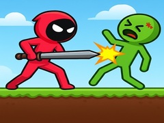 Gioco Red Stickman vs Monster School