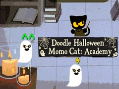 Gioco Doodle Halloween Momo Cat: Academy