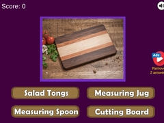 Gioco Kitchen Utensils & Cutlery Quiz