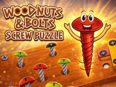 Gioco Wood Nuts and Bolts Screw Puzzle