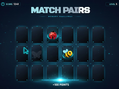 Gioco Match Pairs Memory Challenge