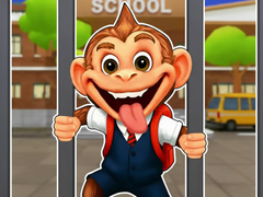 Gioco Jigsaw Puzzle: Monkey Student School Prank