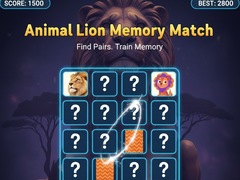 Gioco Animal Lion Memory Match