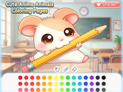 Gioco Cute Anime Animals Coloring Pages