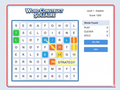 Gioco Word Construct Solitaire
