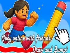 Gioco Obby online with friends: Draw and Jump!
