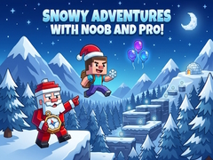 Gioco Snowy Adventures with Noob and Pro!