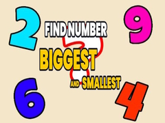 Gioco Find Number Biggest and Smallest