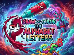 Gioco Draw and Color the Alphabet Letters