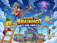 Gioco Ladder to Brainhot: Climb Obby