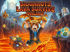 Gioco Brainrots Lava Survive Online
