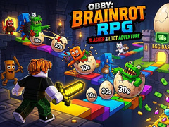 Gioco Obby: Brainrot RPG Slasher & Loot Adventure