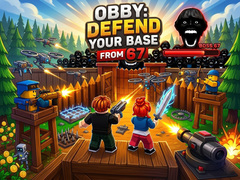 Gioco Obby: Defend your base from 67