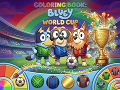 Gioco Coloring Book: Bluey World Cup