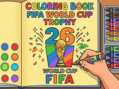 Gioco Coloring Book: FIFA World Cup Trophy