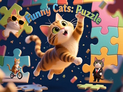 Gioco Funny Cats: Puzzle