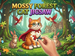 Gioco Mossy Forest Cat Jigsaw