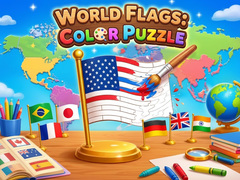 Gioco World Flags: Color Puzzle