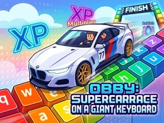 Gioco Obby: Supercar Race on a Giant Keyboard