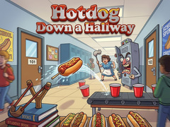 Gioco Hotdog Down a Hallway