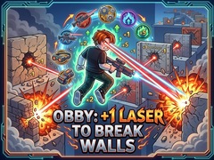 Gioco Obby: +1 Laser to Break Walls