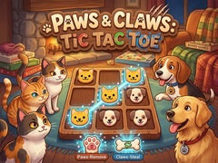 Gioco Paws & Claws Tic Tac Toe