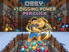 Gioco Obby: +1 Digging Power per Click