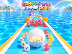 Gioco Rainbow Ball Runner 2048