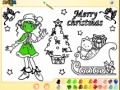 Gioco Christmas Girl Painting