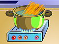 Gioco Cooking spaghetti with tuna