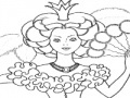 Gioco Brilliant lady coloring