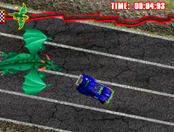 Gioco Hot Wheels: Fire Dragon Blasted perseguimento.
